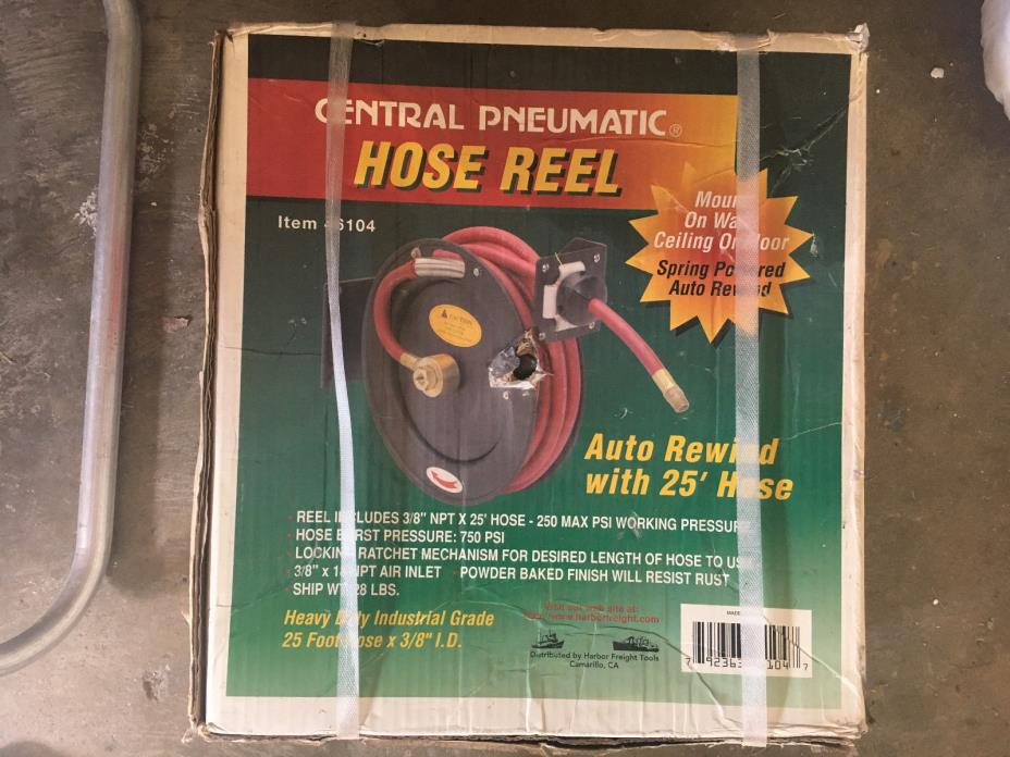 Central Pneumatic Hose Reel 3/8