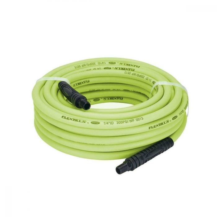 Flexzilla Air Hose, 1/4 in. x 50 ft, MNPT Fittings, Heavy Duty, Lightweight,...