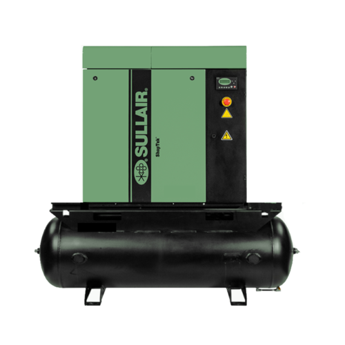 Sullair ShopTek ST1109R 15-HP 120-Gallon Rotary Screw Air Compressor (208/230...