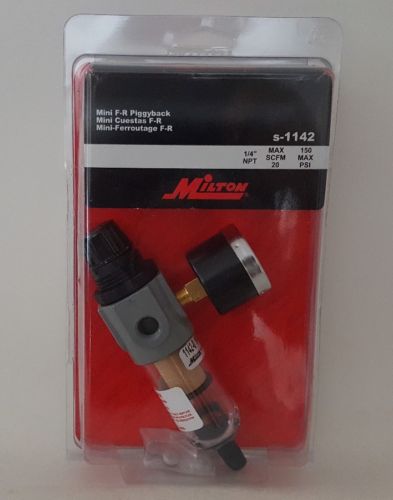 Milton S1142 Piggyback Mini-Filter Regulator Duo 1/4