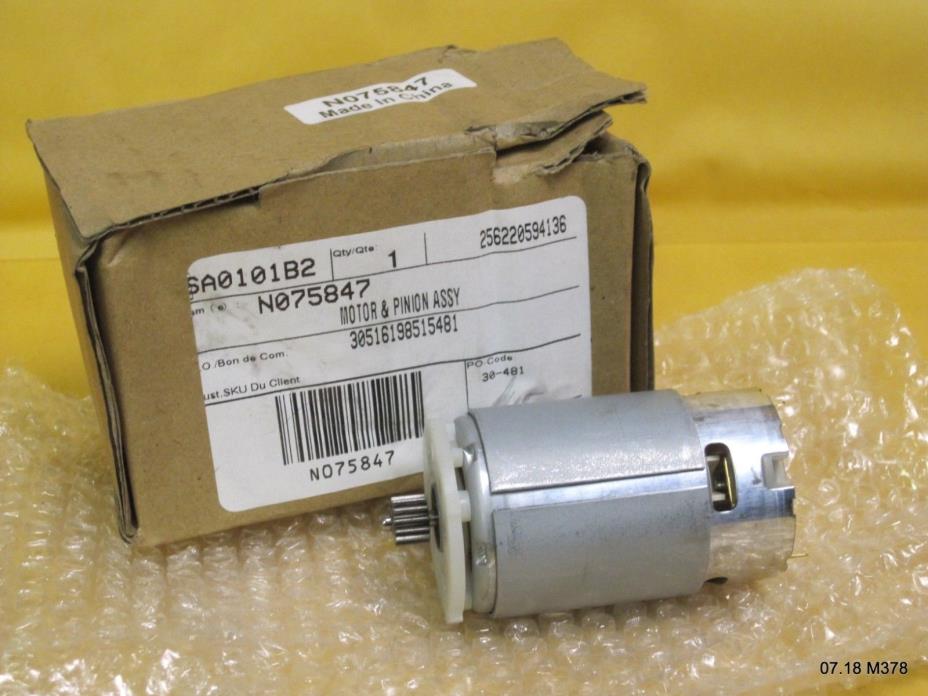 DeWalt OEM N075847 Motor & Pinion Assy for DCD710S2 Type 1 12V 3/8