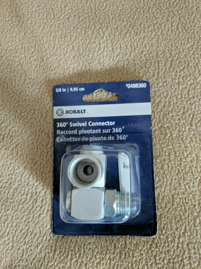 Kobalt 3/8-in NPT Threaded 360-Degree Swivel Connector - New