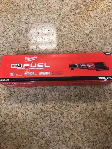 Milwaukee M12 Fuel 1/2 in. Ratchet (Bare Tool) 2558-20 New