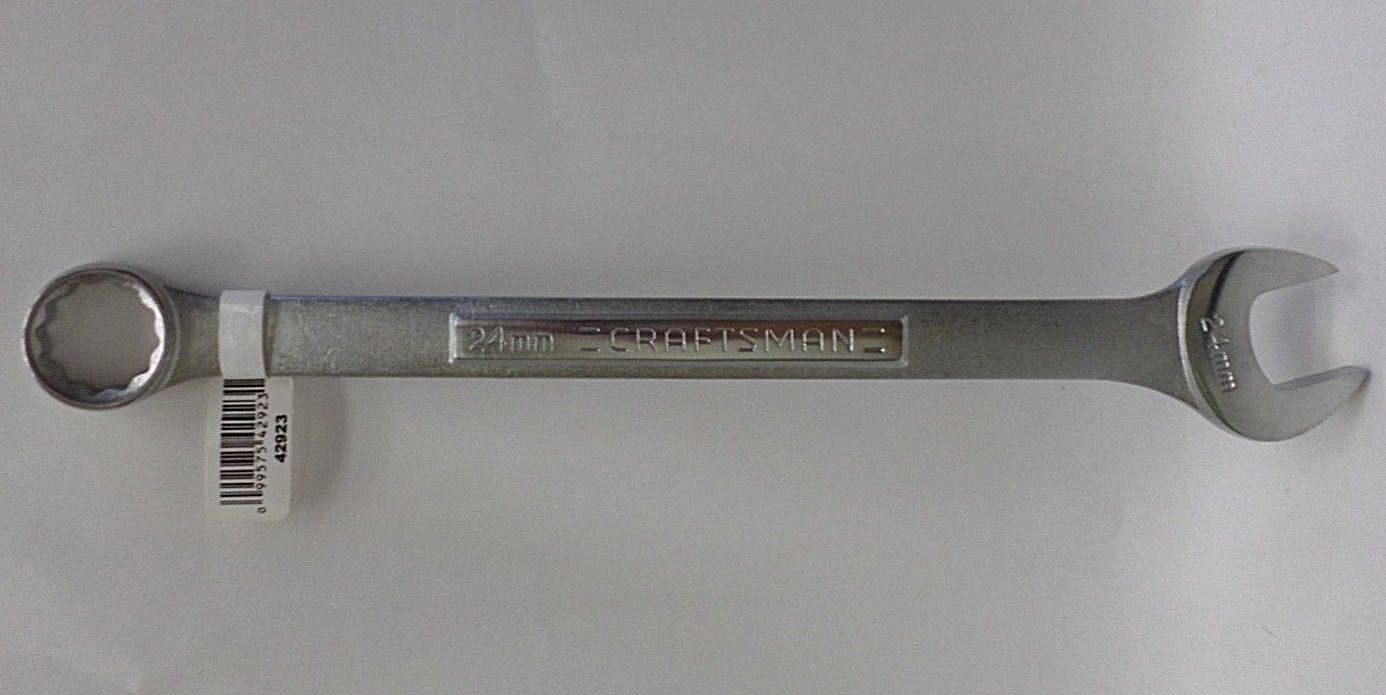 Craftsman 24 mm Combination Wrench Open Closed Box End 12 Point Model 42923