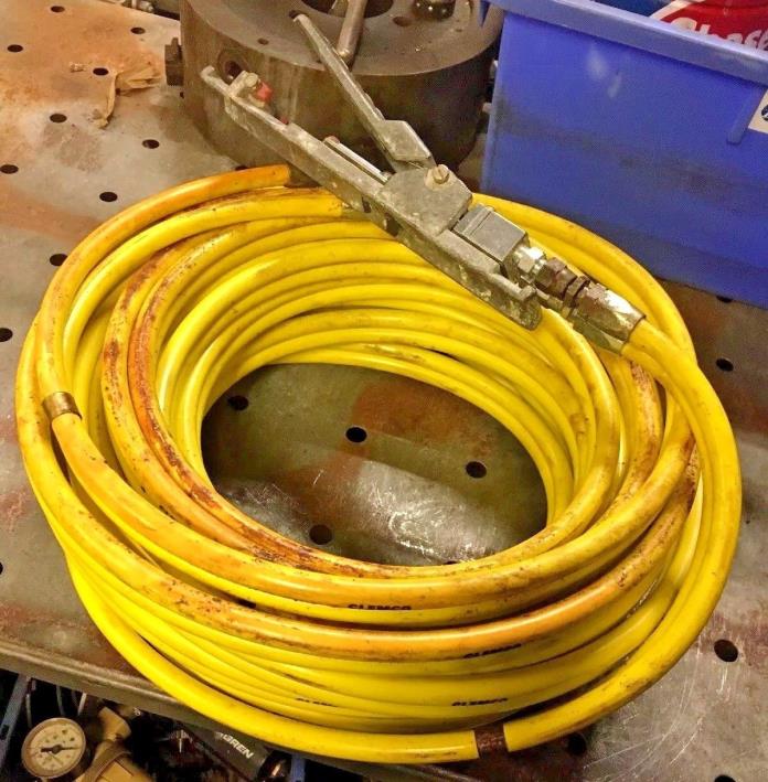 Clemco Pneumatic Control #10565, Deadman Switch (used) W/ Replacement Hose (new)