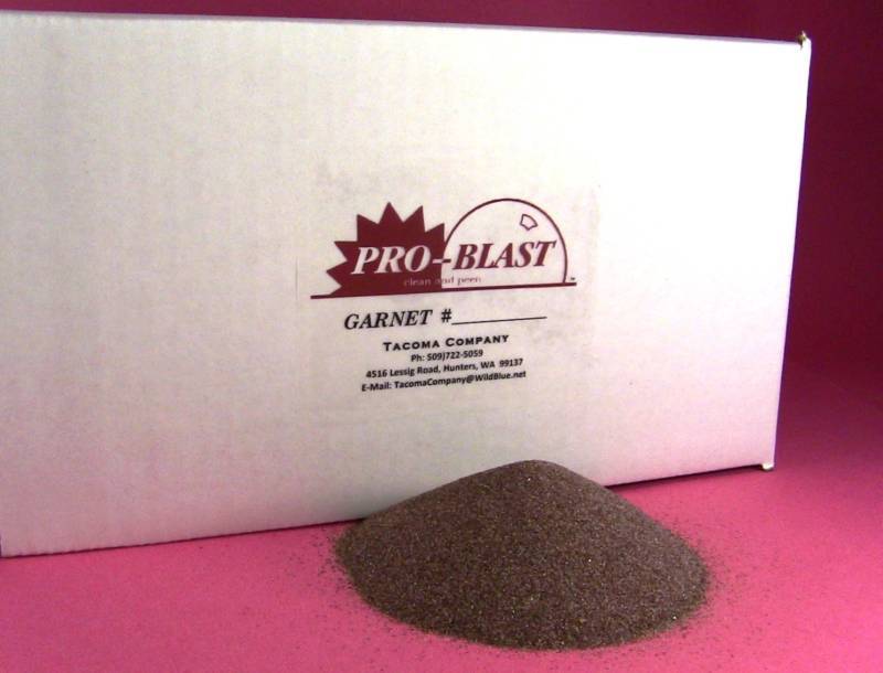 GARNET #150 WJ - Fine - 25 lbs - Sand Blast Cabinet ABRASIVE BLASTING MEDIA