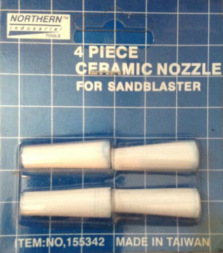 VARIETY NORTHERN INDUSTRIAL Soda Blaster Ceramic Nozzles 4 Pk Sand Blast 155342