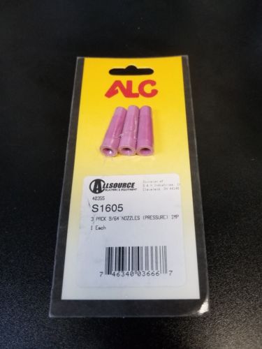 Allsource Abrasive Blaster Ceramic Nozzles - 3-pack, 9/64in., Model# 40355