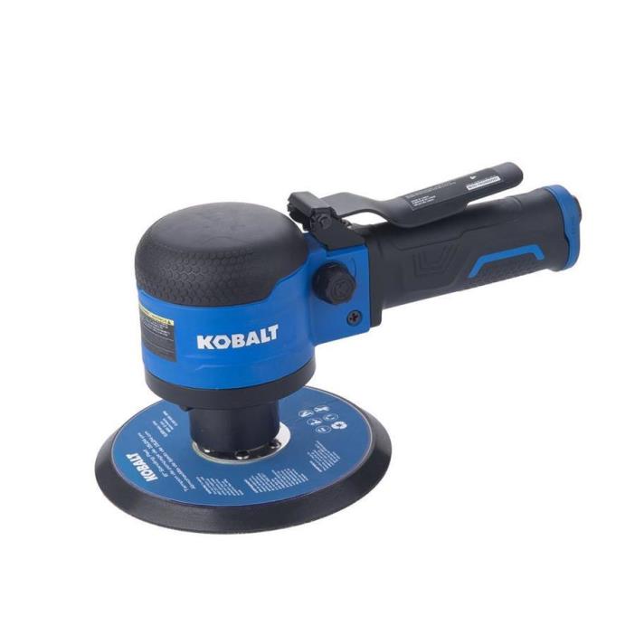 Kobalt DA Sander Ergonomic Design w/ Protective Rubber Grip Hardware Air Tool