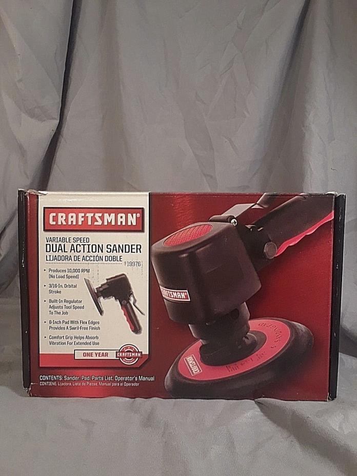 Craftsman Dual Action Sander Free Shipping New