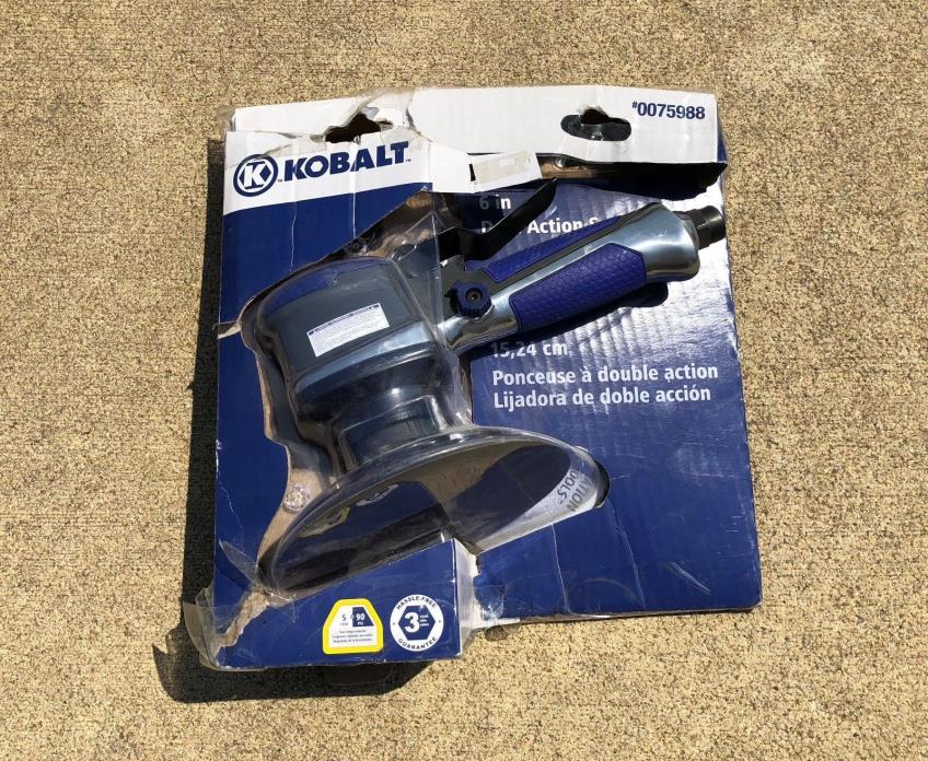 New Open Box Kobalt DA Sander Ergonomic Design Hardware Air Tool SGY-AIR135TZ