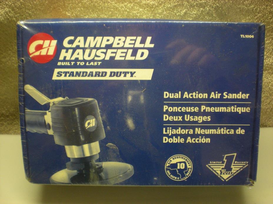Campbell Hausfeld TL 1004 dual action orbital sander polisher, NIB.