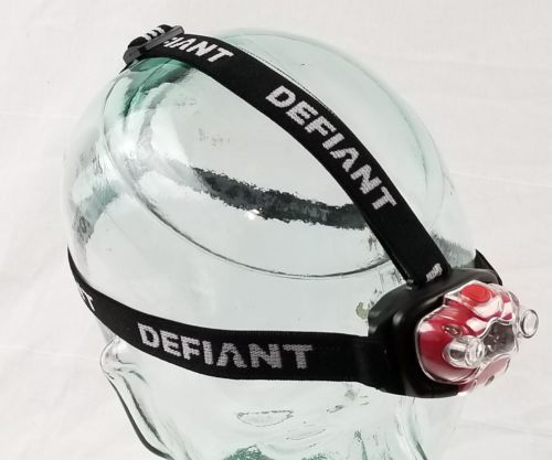 defiant LED headlamp tested works with batteries camping hiking power outage