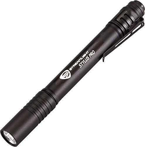 Streamlight 66118 Stylus Pro Alkaline Battery-Powered LED Pen Light, Metal