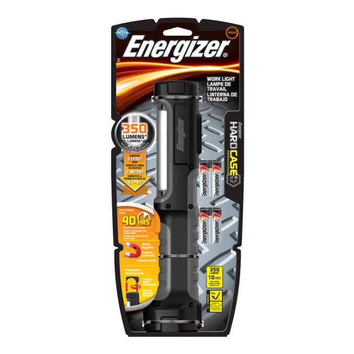 Energizer Black Plastic Casing 350-Lumen LED Handheld 1.5-v Battery Flashlight