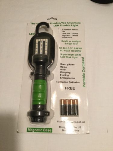 Cordless Led Work Light Rechargeable Magnetic Flashlight Portable