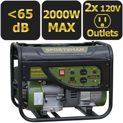 Sportsman Portable Generator 2,000/1,400-Watt Gasoline Powered Recoil Start