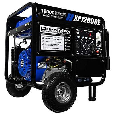 DuroMax Generators XP12000E 12000W Portable Gas Electric Start Garden 