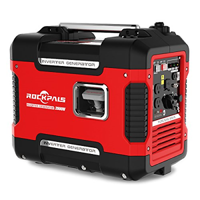Rockpals 2000-Watt Super Quiet Inverter Generator, 9 Hours Time Portable Camping