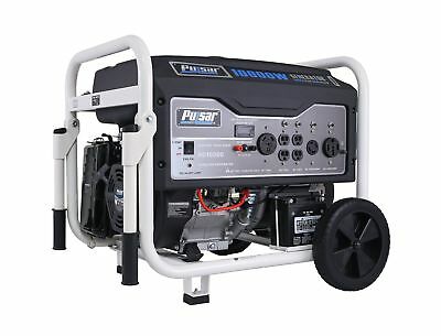 Pulsar PG10000 10000W Peak 8000W Rated Portable Gas-Powered Generator Electric
