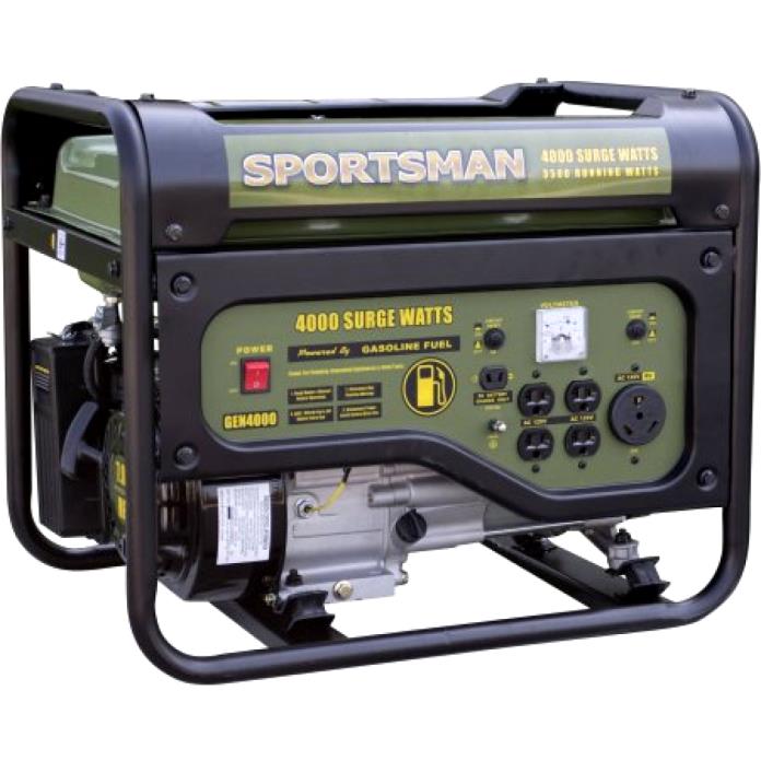 Sportsman gasoline power 4000 Surge Watts 3500 Running Watts Portable Generator