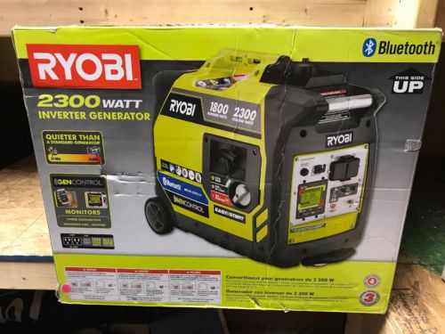 Ryobi RYi2300BTA 2300W Gas Inverter Generator With Bluetooth NEW