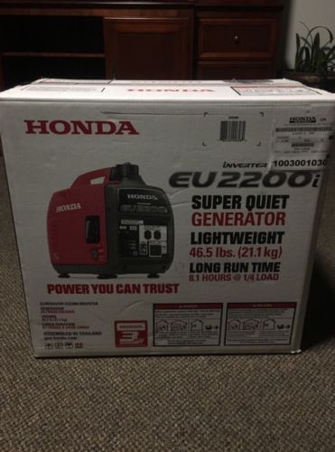 Honda Super Quiet EU2200i 2,200W Portable Inverter Generator