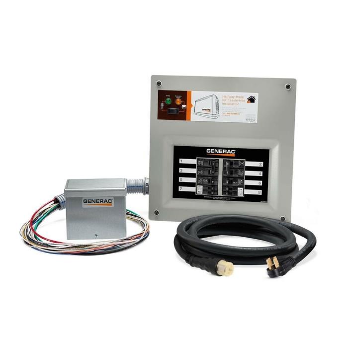 Manual Transfer Switch Kit,120/240V,50A GENERAC 9855