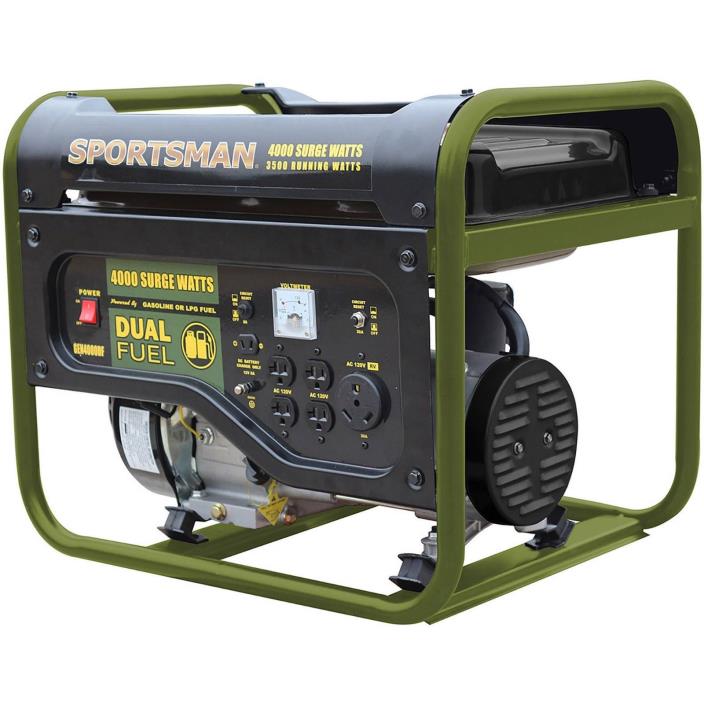 Sportsman 4000W Dual-Fuel Generator Gasoline Manufacturer Part Number GEN4000DF