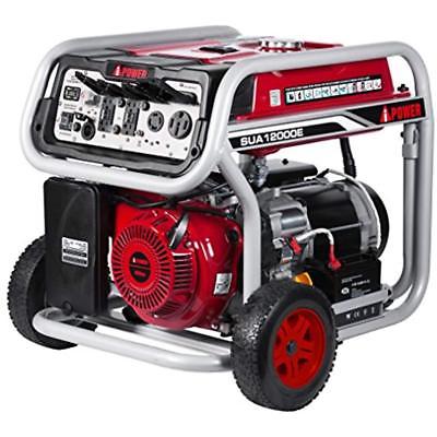 A-iPower Generators SUA12000E 12, 000-Watt Portable Gas Powered Electric Start,