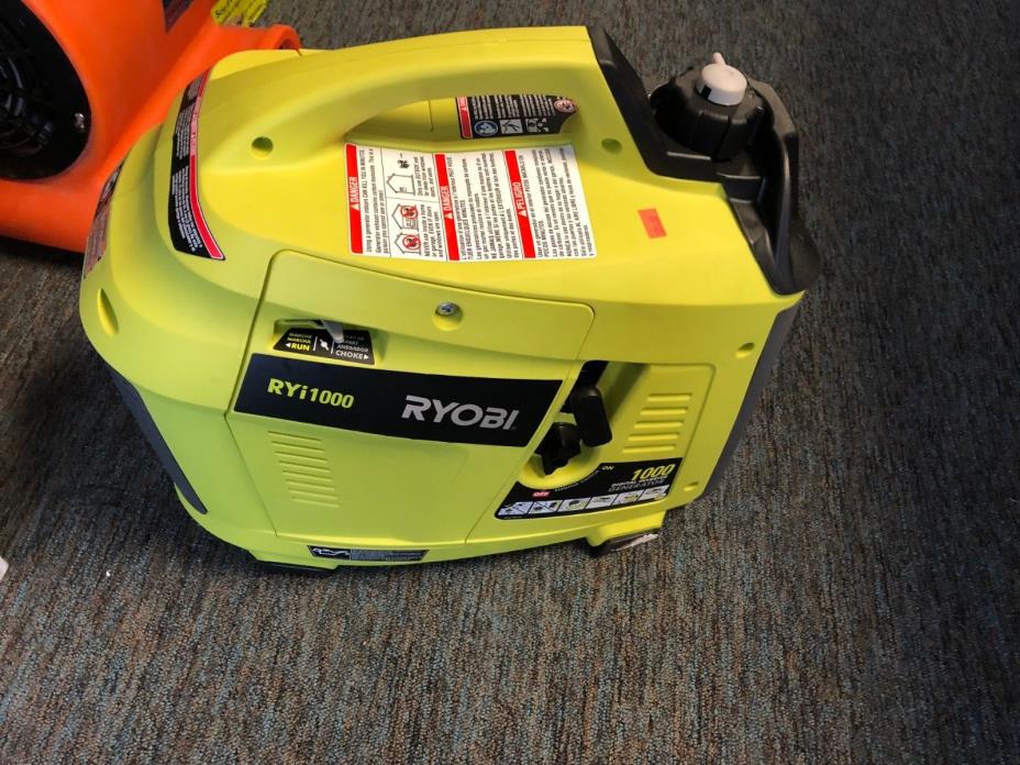 Generator Inverter Portable Ryobi Gas Camping Workshop 1000 Watt Digital