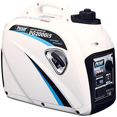 Pulsar Generators 2,000W Portable Gas-Powered Quiet Inverter With USB Outlet &