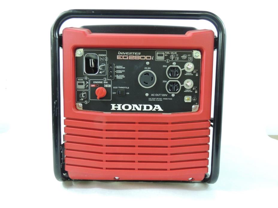 2,800W Gas Powered Portable Inverter Generator Honda EG2800i