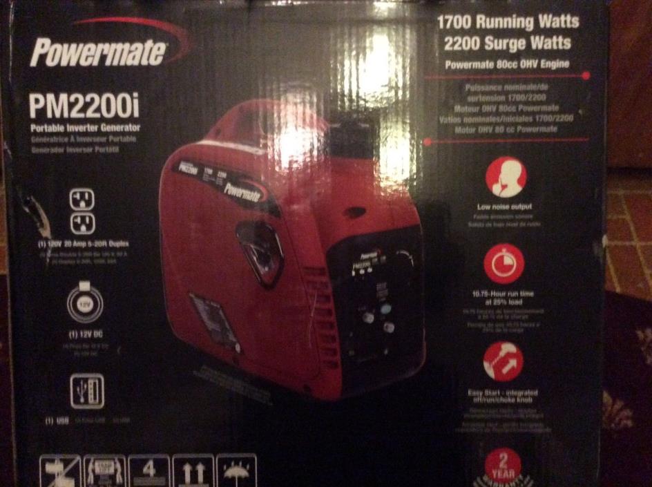 Powermate PM2200i - 2200 Watt Portable Inverter Generator