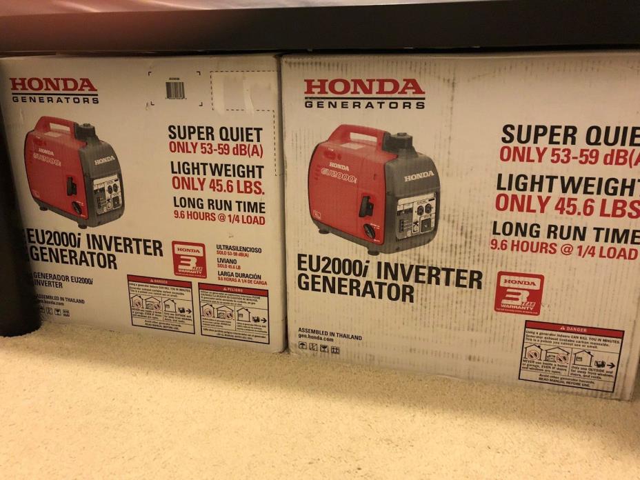 Honda EU2000i Inverter Generator + EU2000i + Parallel Cable Kit + DC Battery Kit
