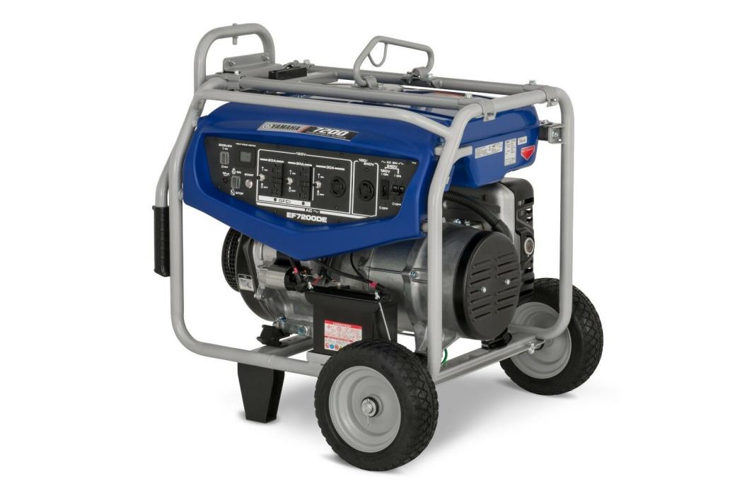 Yamaha EF7200DE Gas Powered Portable Generator