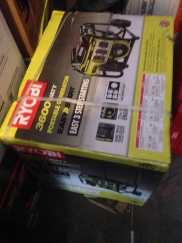 Ryobi RY903600 3,600-Watt 212cc Gasoline Powered Portable Generator - 2/B44726A