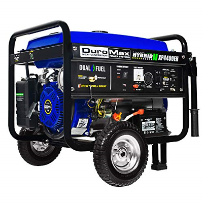 DuroMax XP4400EH, 3500 Running Watts/4400 Starting Watts, Dual Fuel Powered