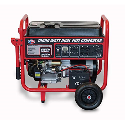 All Power America 10000 Watt Dual Fuel Generator w/ Electric Start, APGG10000GL