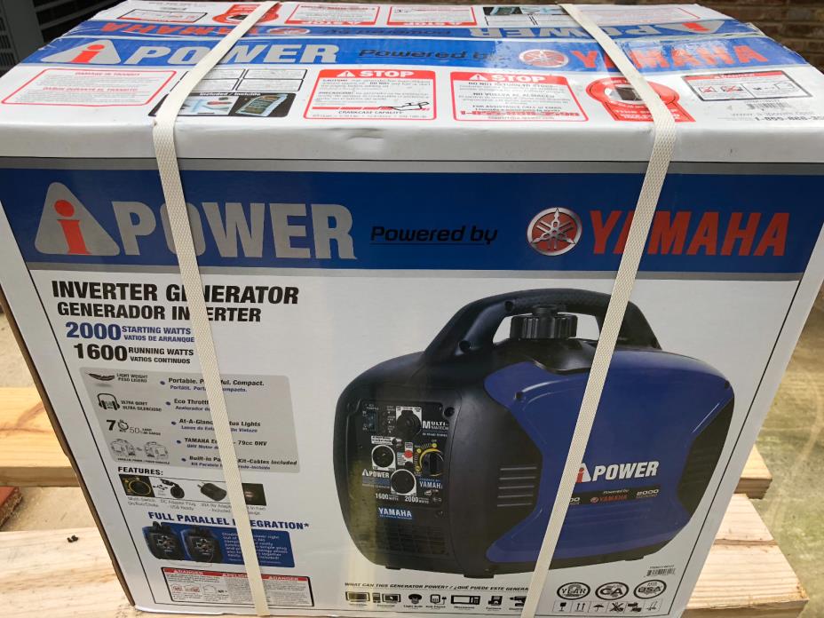 A-I Power Yamaha 2000W Inverter Generator, New! Overnight Saturday Delivery!!