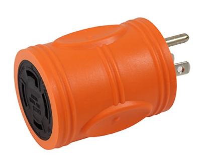 AC WORKS Generator to Transfer Switch L14-30 Inlet Box Adapter 15Amp Household
