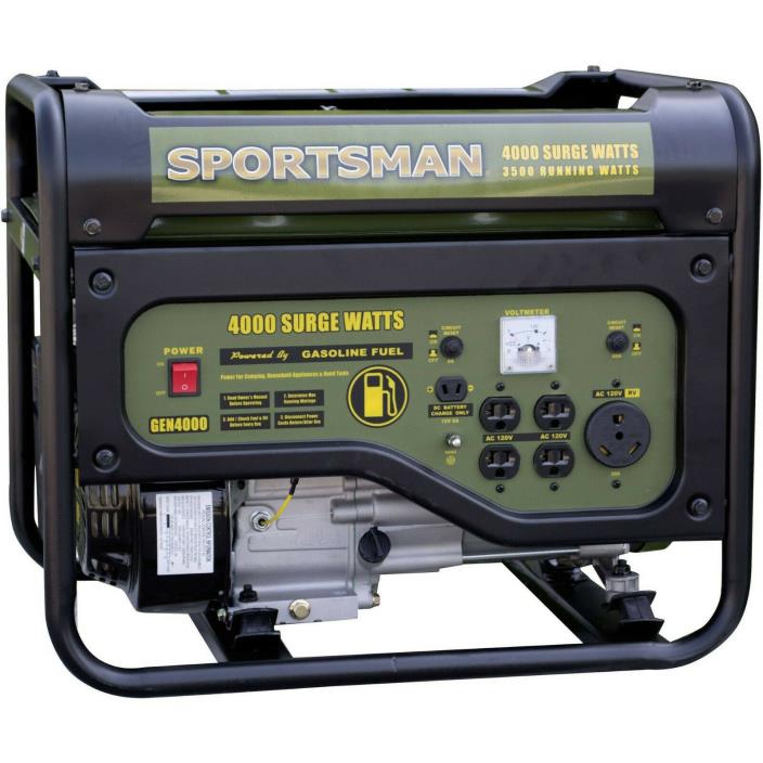 Sportsman Gasoline 4000W Portable Generator NEW !!