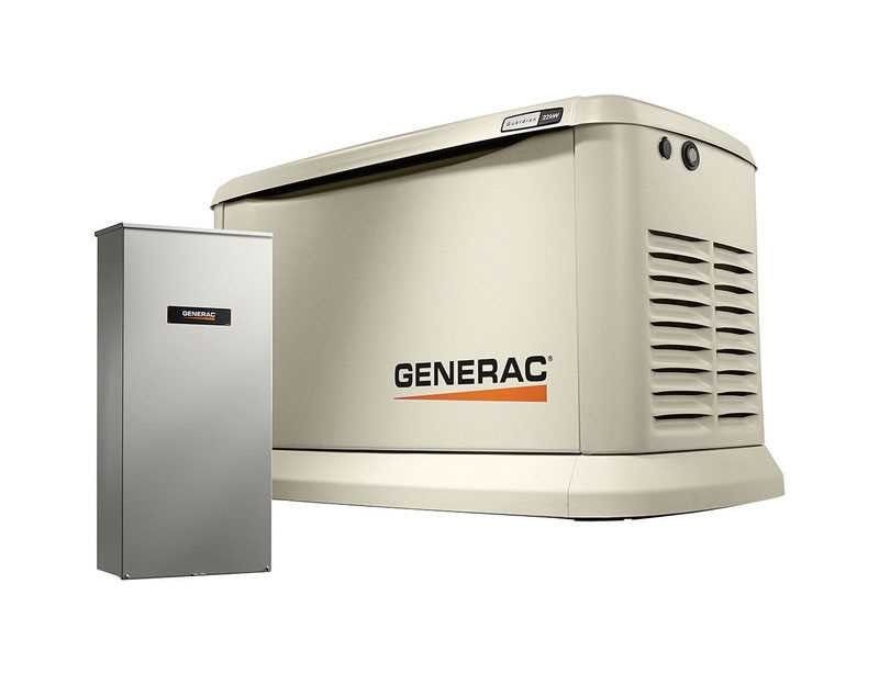 Generac 22kW, 120/240 1-Phase, Air Cooled Guardian Generator-NG/LP, model 7042