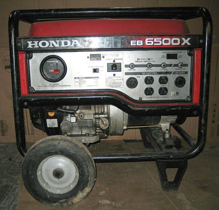 HONDA EB6500X Portable Generator 120/240 Recoil Gasoline