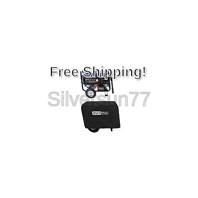 DuroMax XP4400E 4,400 Watt 7.0 HP OHV 4-Cycle Gas Powered Portable Generator ...