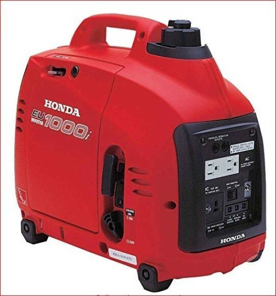 Honda EU1000i Inverter Generator, Super Quiet, Eco-Throttle, 1000 Watts/8.3 Amps