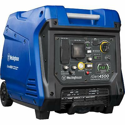 Westinghouse iGen4500 Super Quiet Portable Inverter Generator - 3700 Rated Wa...