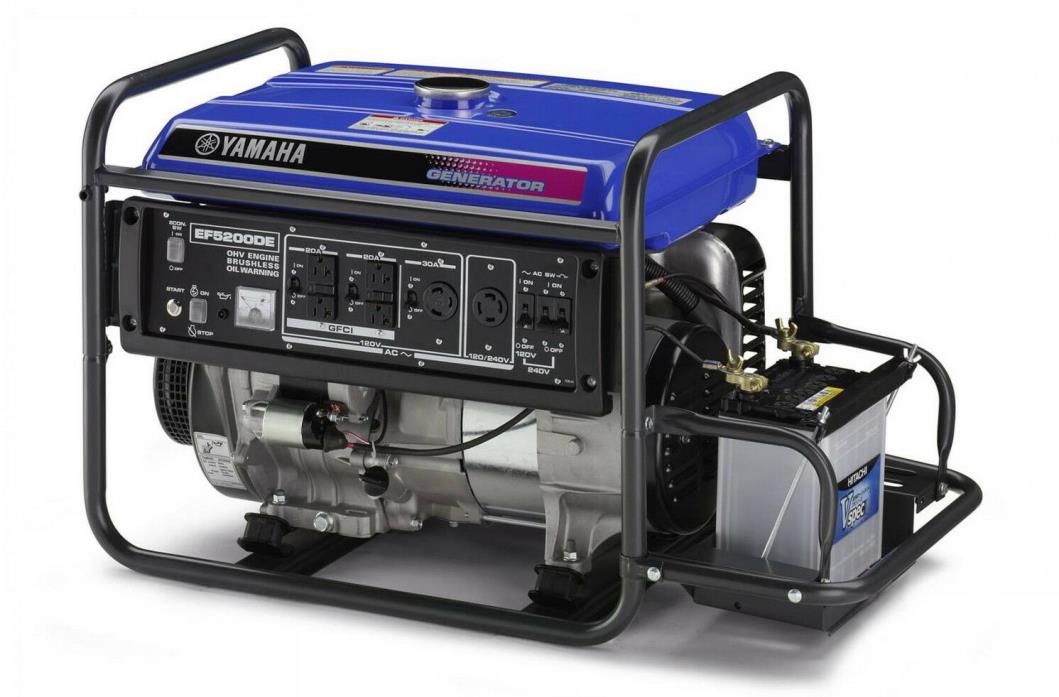 Yamaha EF5200DE Gas Powered Portable Generator