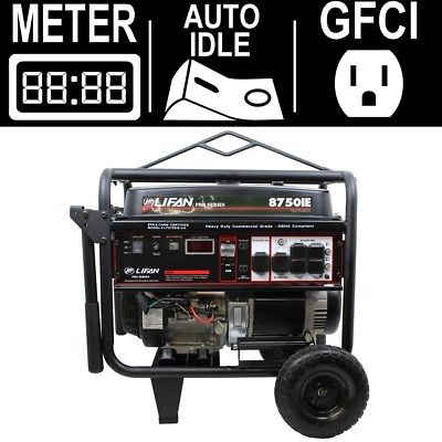 LIFAN Portable Generator Pro-Series 8000-W Gasoline Powered Electric Start New