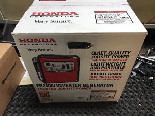 Honda EB2800i - 2500 Watt Portable Industrial Inverter Generator w/ GFCI Protect